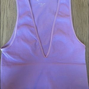 Light Purple Out From Under Hailey Seamless Plunging Bra Top